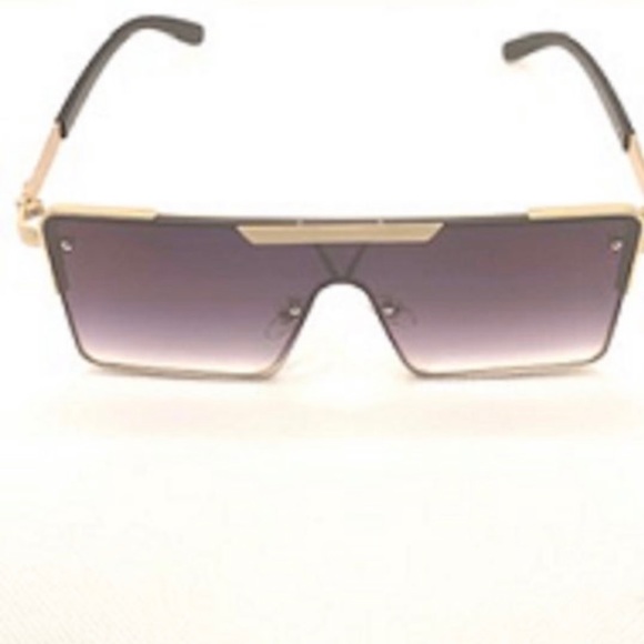 Women’s Rimless Square Oversized Sunglasses - Picture 6 of 7